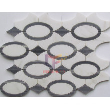 Water Jet Cutting Irregular Pattern Mosaic for Decoration (CFW47)